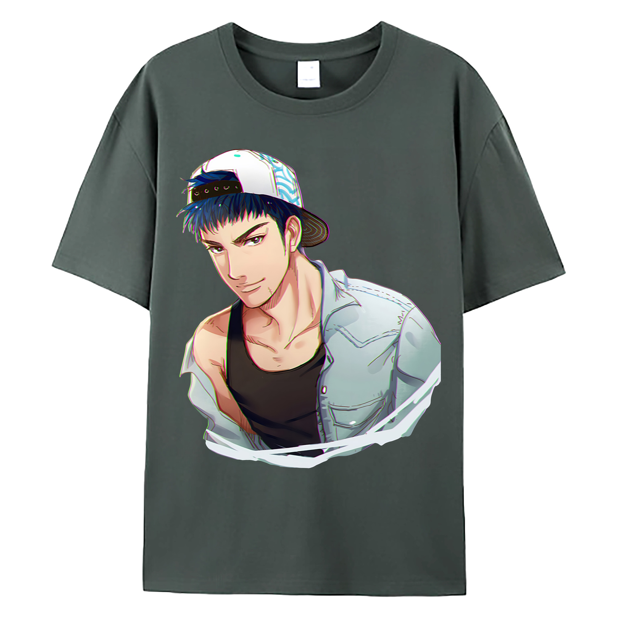 （画像用） SLAM DUNK／スラムダンク 綿100％ メンズ半袖Tシャツ｜肌触りやわらか＆通気性